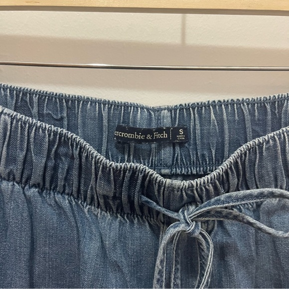 Abercrombie Wide Leg Chambray Pants size Small - Picture 5 of 11